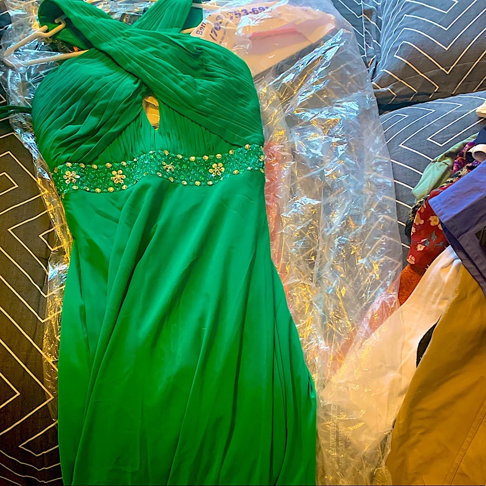 Size 4 Green Prom Dress